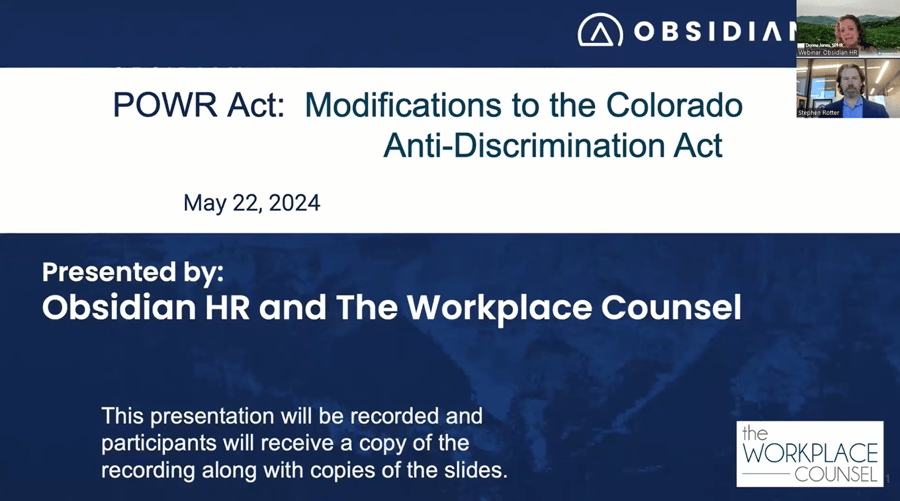 Understanding the POWR Act | Colorado HR Compliance