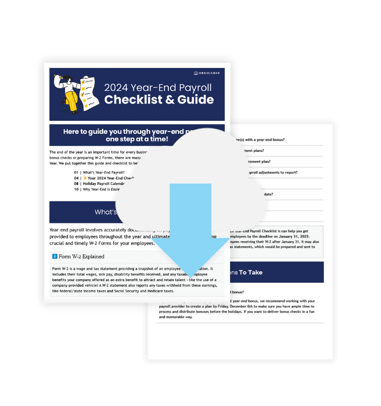 Year-End Payroll Checklist Mockup